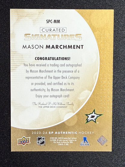 212/299 | Mason Marchment #SPC-MM Curated Signatures