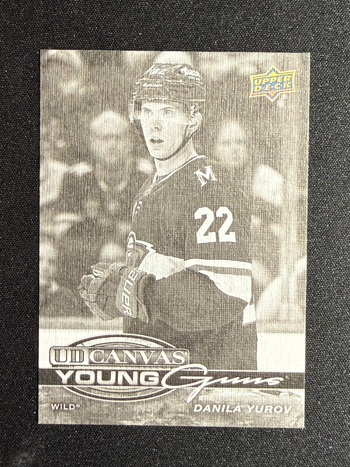 Danila Yurov #C-230 Young Guns UD Canvas [Black & White]