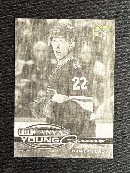 Danila Yurov #C-230 Young Guns UD Canvas [Black & White]
