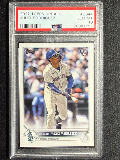 [PSA 10] Julio Rodriguez 2022 Topps Update #US44