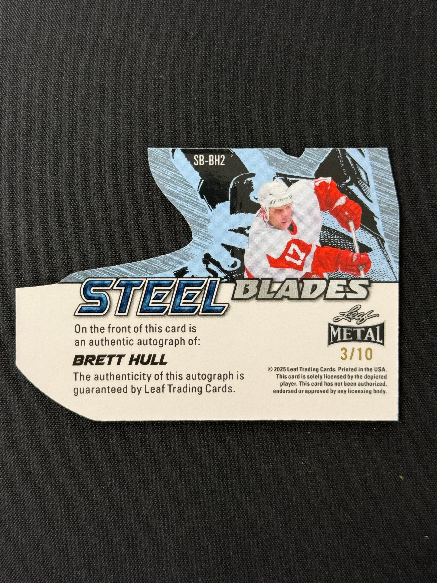 3/10 | Brett Hull #SB-BH2 Steel Blades Auto