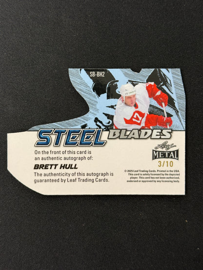 3/10 | Brett Hull #SB-BH2 Steel Blades Auto
