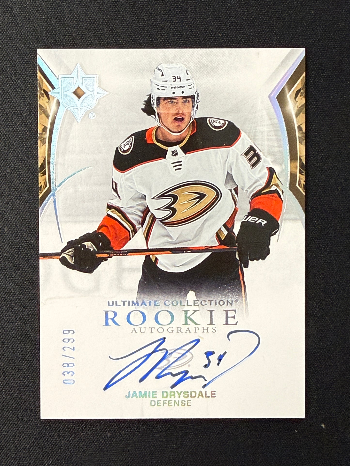 Jamie Drysdale 21-22 Ultimate Collection Hockey Rookie Autographs 38/299 #101