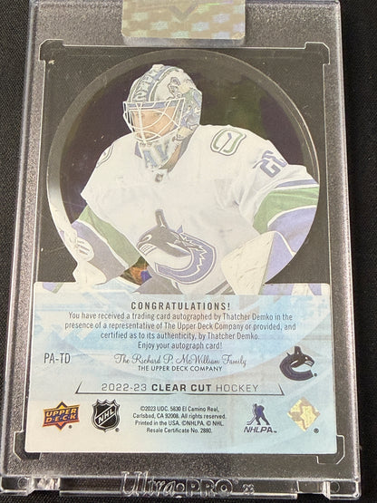 Thatcher Demko 22-23 Clear Cut Hockey 10/99 PA-TD
