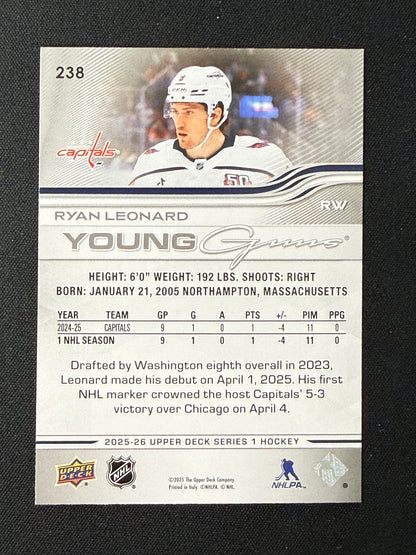 Ryan Leonard 25-26 Series 1 Young Guns