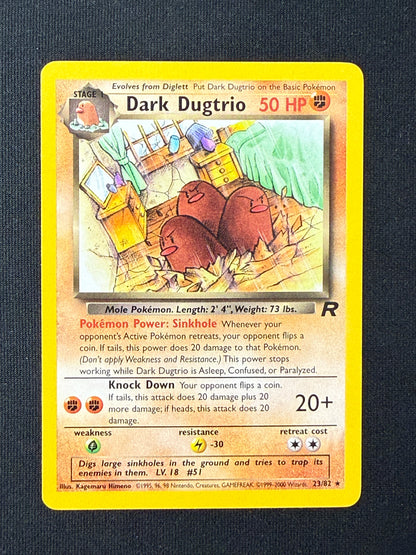 Dark Dugtrio #23 Team Rocket