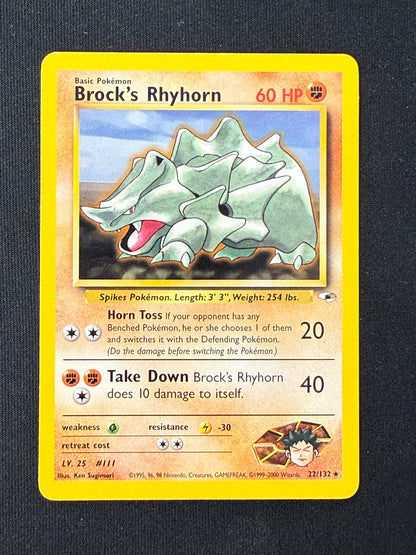 Brock's Rhyhorn #22 Gym Heroes