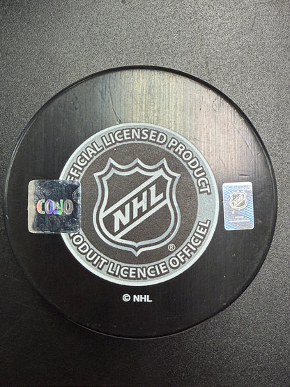 John Brennan #12 Chicago Blackhawks Autographed Puck