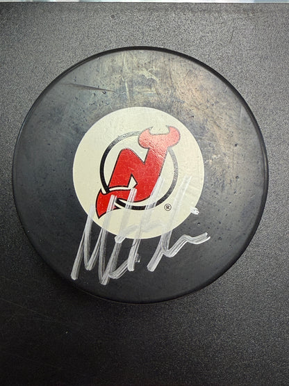 Martin Brodeur New Jersey Devils Autographed Hockey Puck