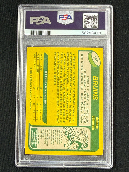 [PSA 4] Ray Bourque 1980 O Pee Chee RC #140