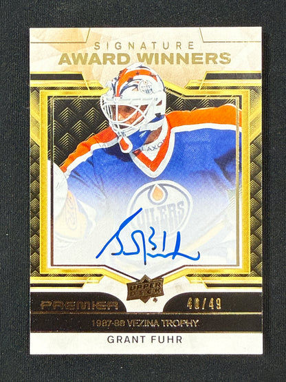 Grant Fuhr 19-20 Premier Hockey Signature Award Winners 40/49