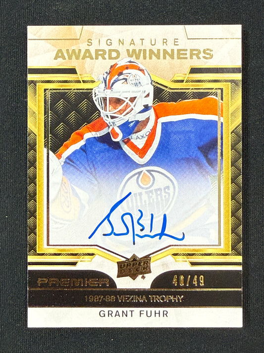 Grant Fuhr 19-20 Premier Hockey Signature Award Winners 40/49