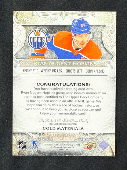 Ryan Nugent-Hopkins 24-25 Artifacts Gold Materials 1/299