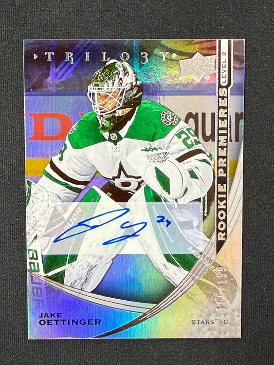 Jake Oettinger 20-21 Trilogy Rookie Premieres Level 2 #99