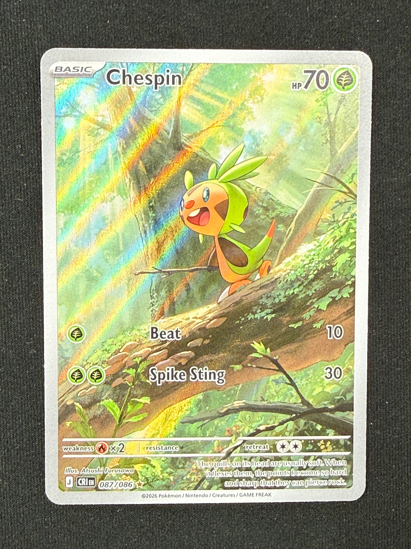 Chespin #87 Chaos Rising