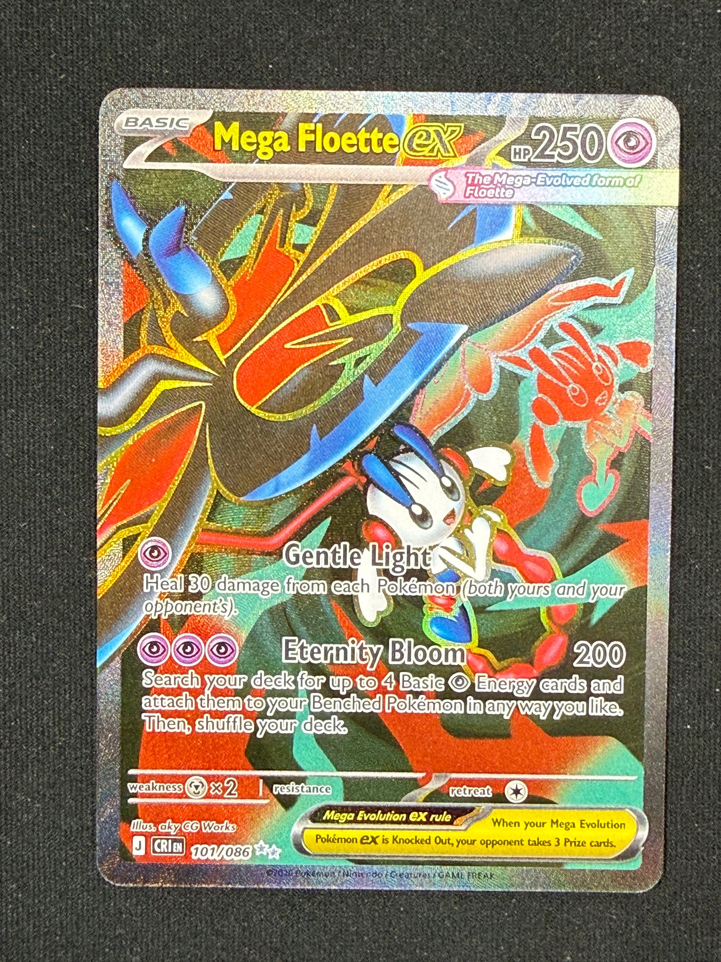 Mega Floette ex #101 Chaos Rising