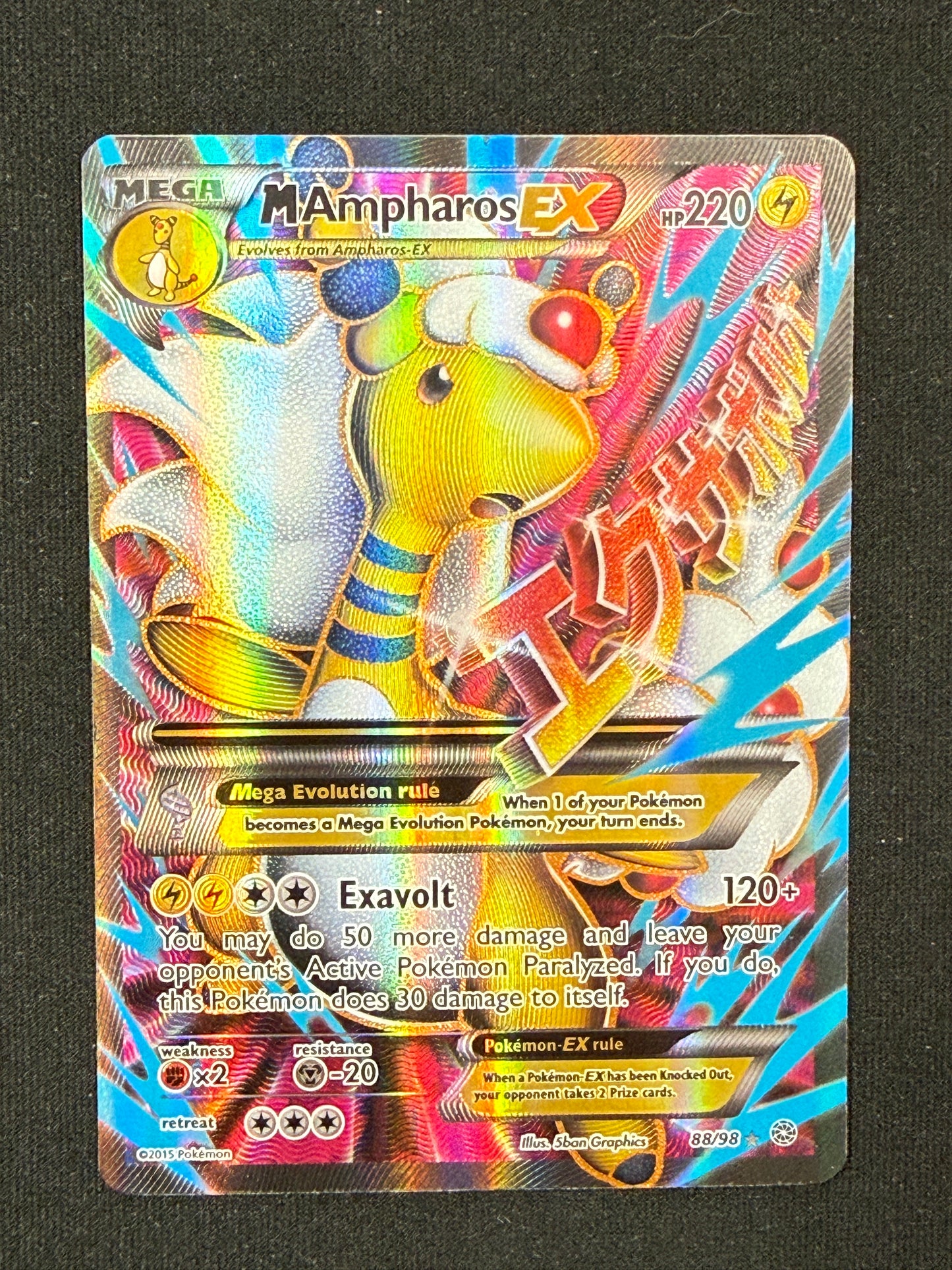 M Ampharos EX #88 Ancient Origins