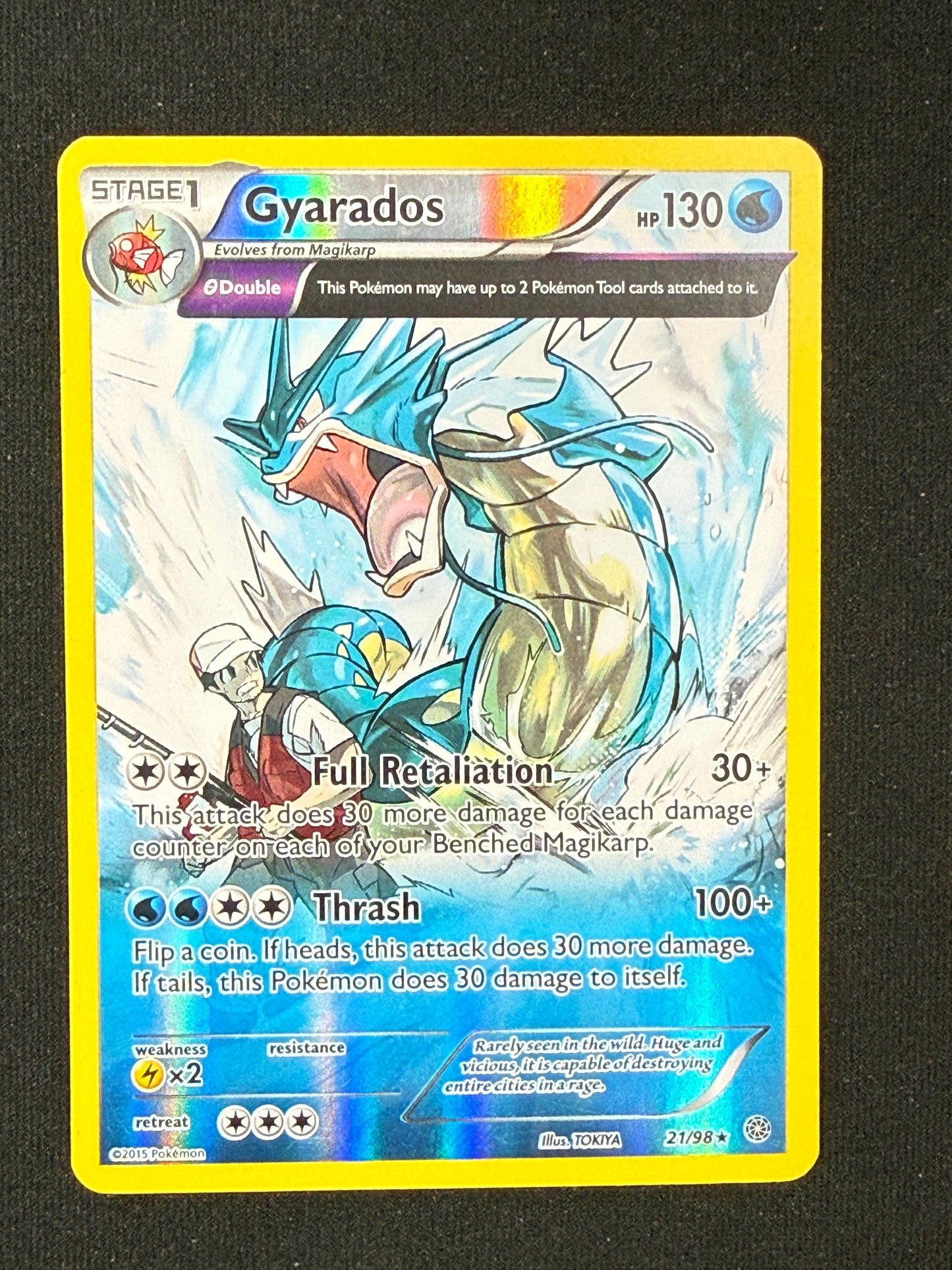Gyardos [Reverse Holo] #21 Ancient Origins
