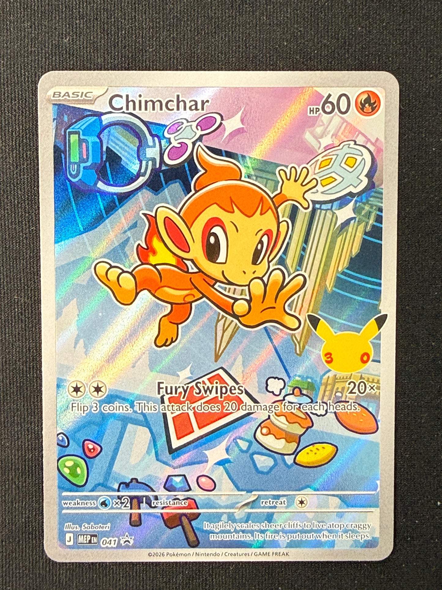 Chimchar #41 Mega Evolution Promo
