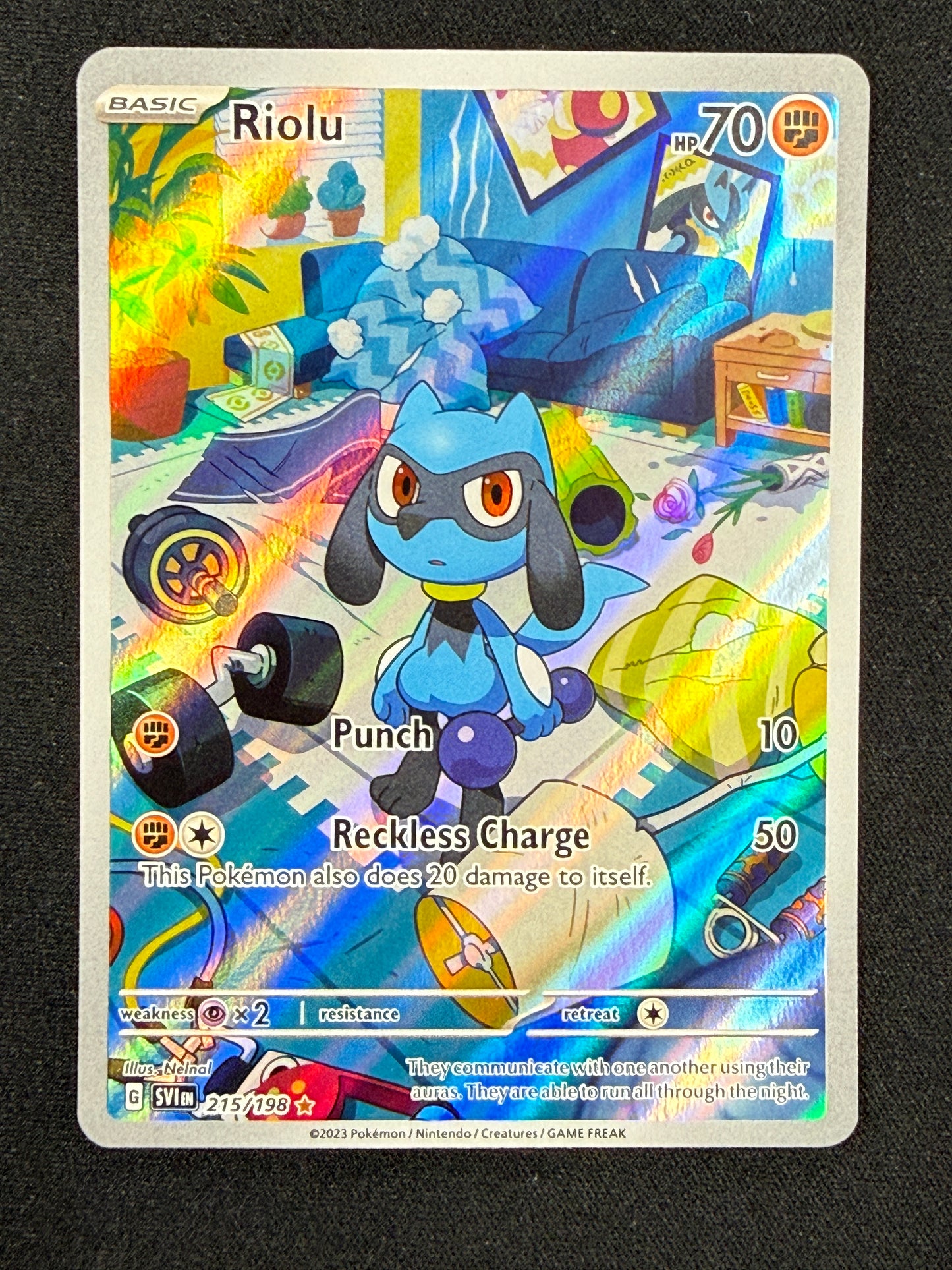 Riolu #215 Scarlet & Violet