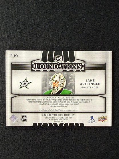 Jake Oettinger 24-25 The Cup Foundations 47/49 F-JO