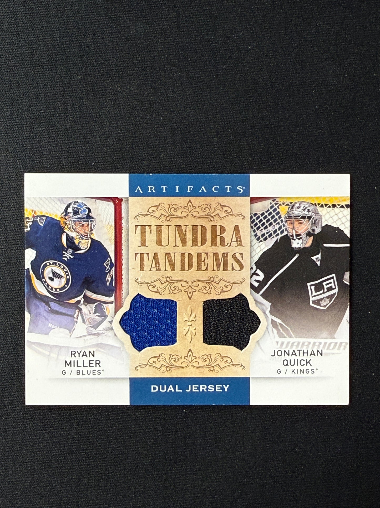 Ryan Miller / Jonathan Quick #TT-QM Tundra Tandems Dual Patch