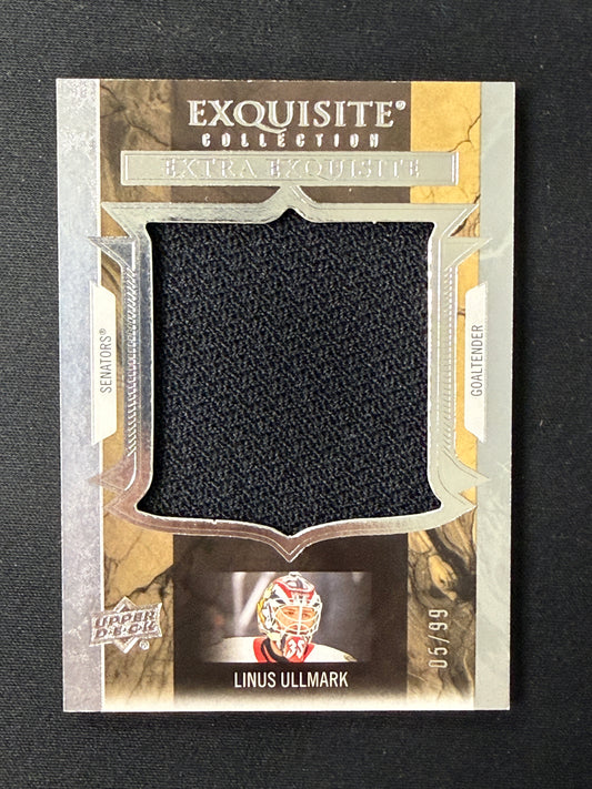 Linus Ullmark #ECE-LU 2025-26 Exquisite Collection 5/99
