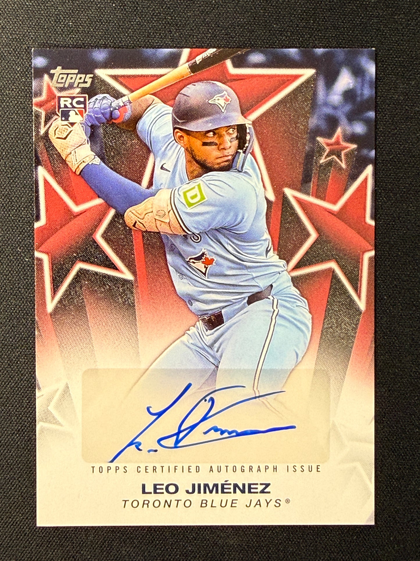 Leo Jimenez [RC] #BSA-LEO Baseball Stars Autograph /5