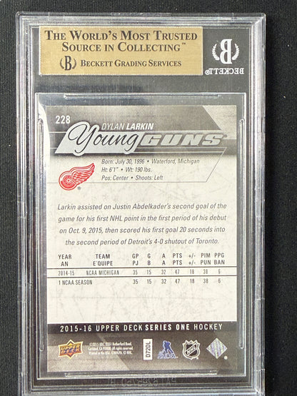 [BGS 9.5] Dylan Larkin #228 Young Guns