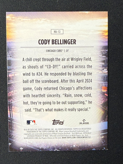 Cody Bellinger #HA-13 Home Field Advantage