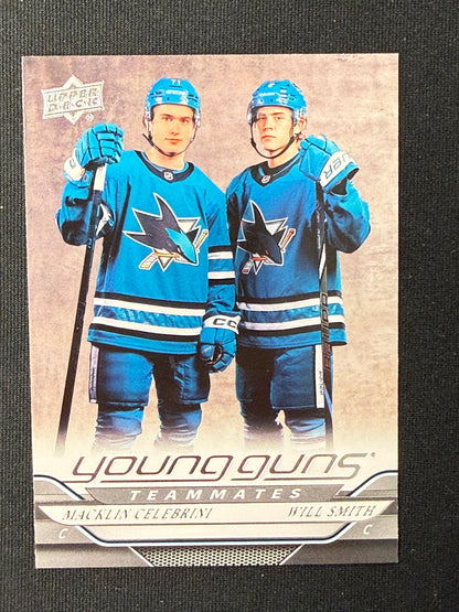 Macklin Celebrini / Will Smith #499 Young Guns Teammates