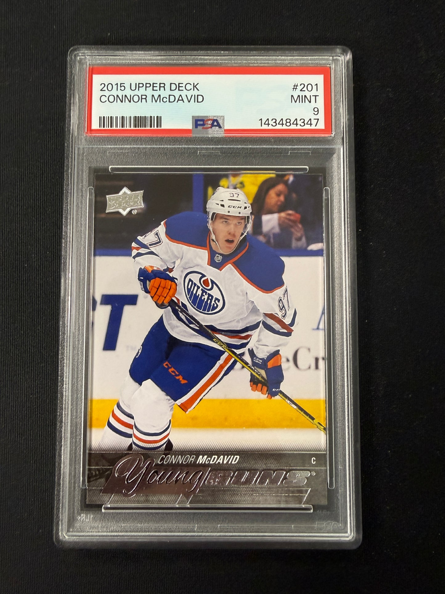 [PSA 9] Connor McDavid Young Guns #201