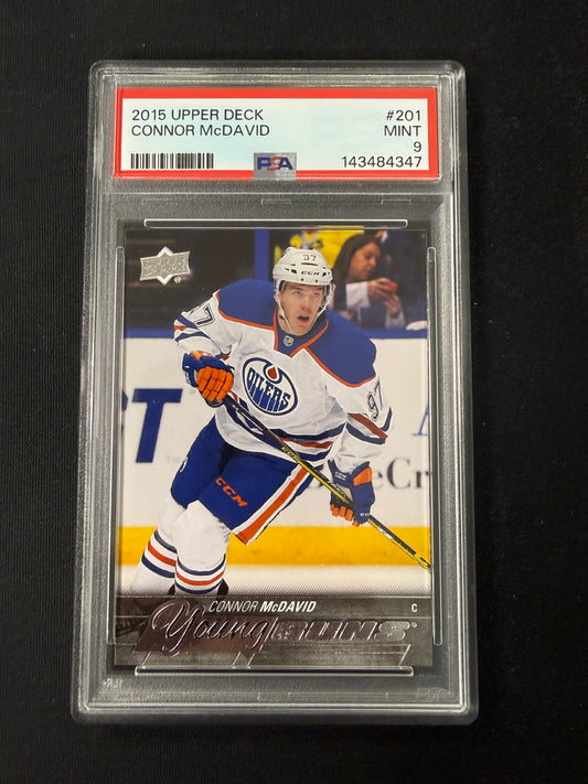 [PSA 9] Connor McDavid Young Guns #201