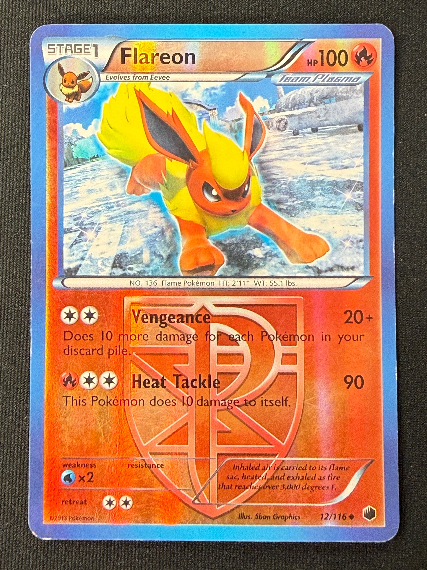 Flareon [Reverse Holo] #12 Plasma Freeze