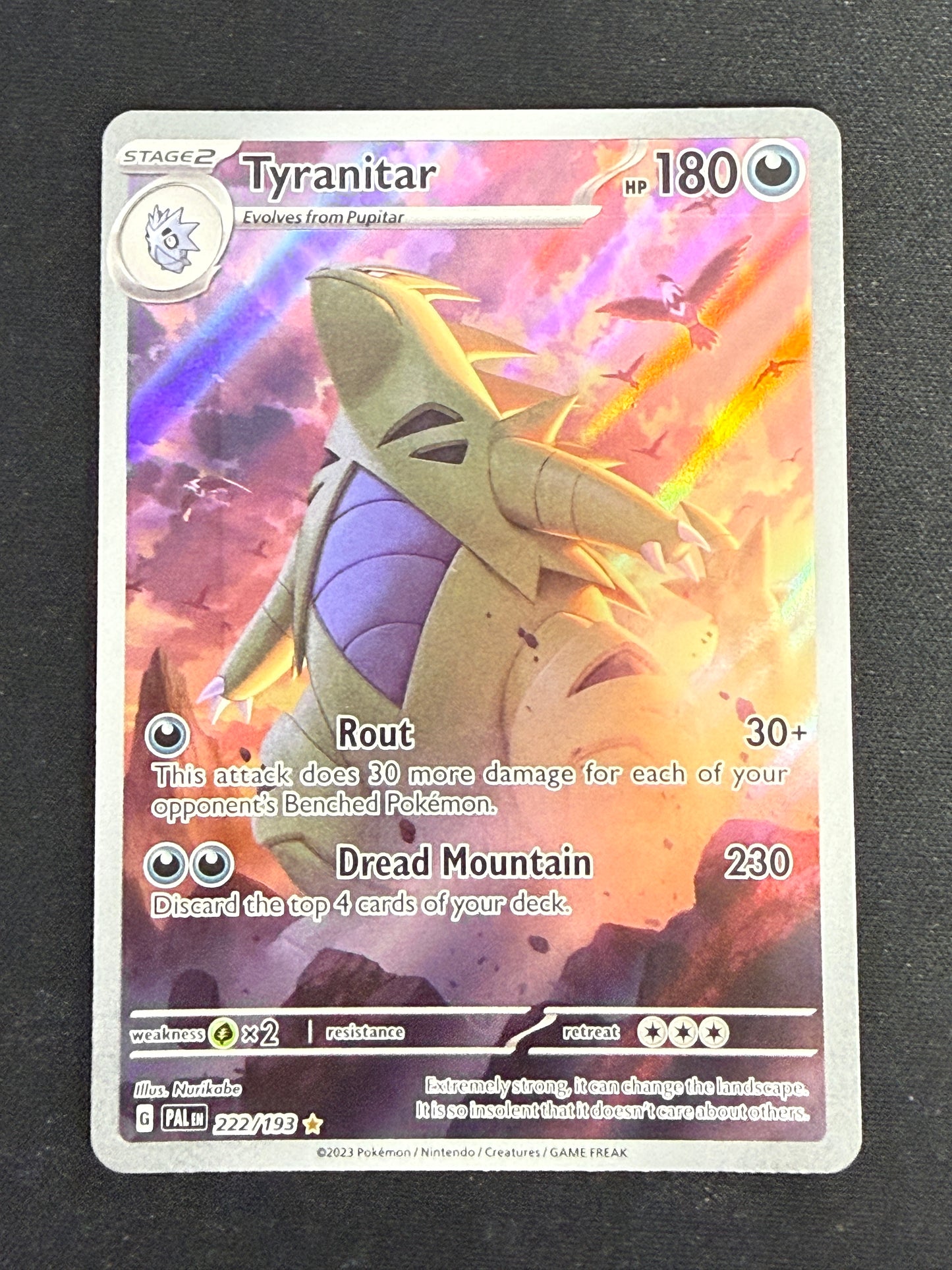 Tyranitar #222 Paldea Evolved