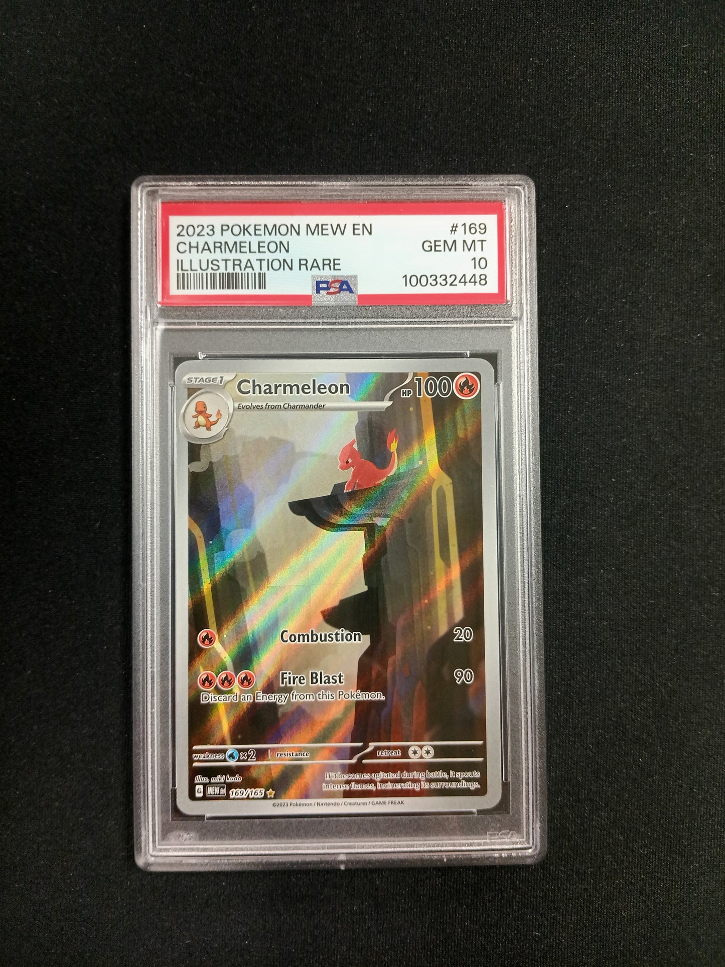 [PSA 10] #169 Charmeleon #169 Pokemon Scarlet & Violet 151 - PSA GEM MT 10