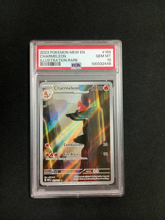 [PSA 10] #169 Charmeleon #169 Pokemon Scarlet & Violet 151 - PSA GEM MT 10