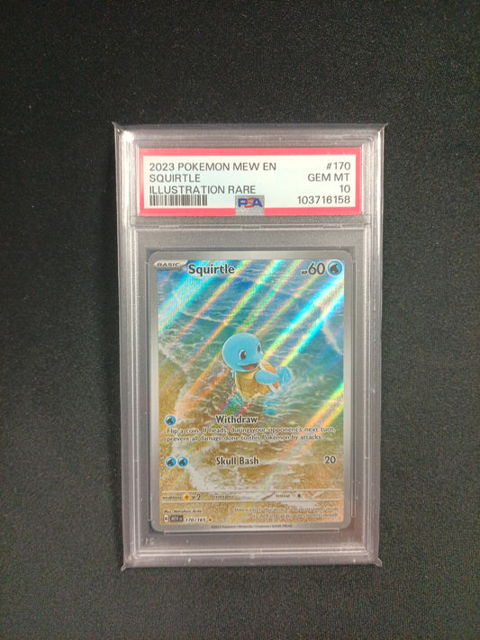 [PSA 10] Squirtle #170 Pokemon Scarlet & Violet 151 - PSA 10
