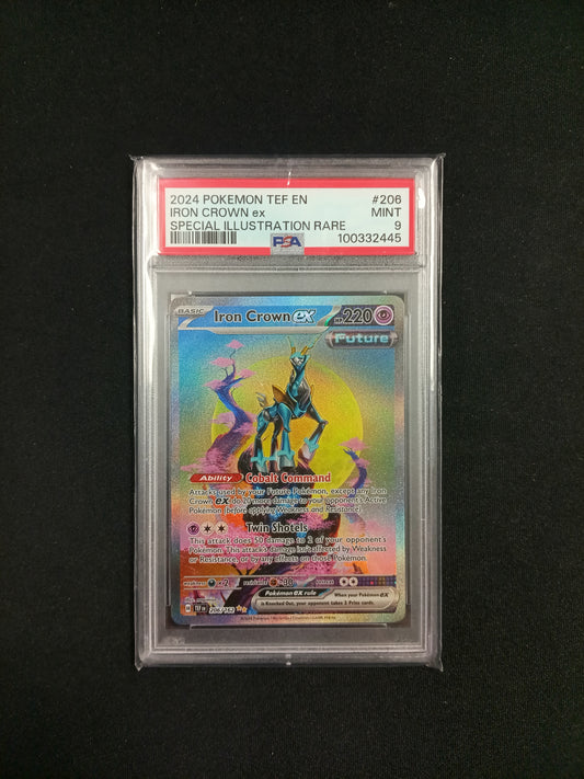[PSA 9] Iron Crown ex #206 Pokemon Temporal Forces - PSA 9