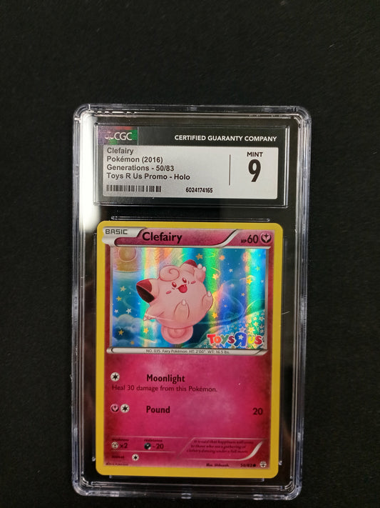 [CGC 9] Clefairy Generations 50/83 Toys R Us Promo- Holo