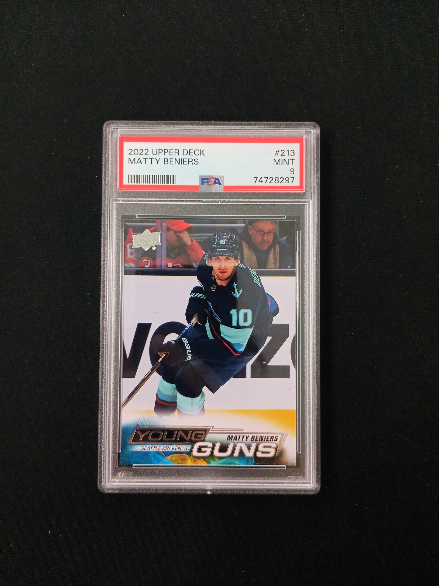 [PSA 9] 2022 Upper Deck Matty Beniers #213