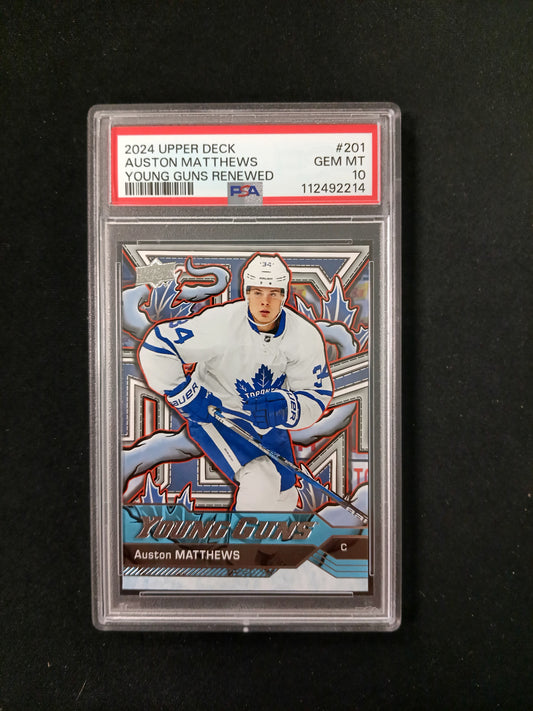 [PSA 10] Auston Matthews #201 Young Guns Renewed