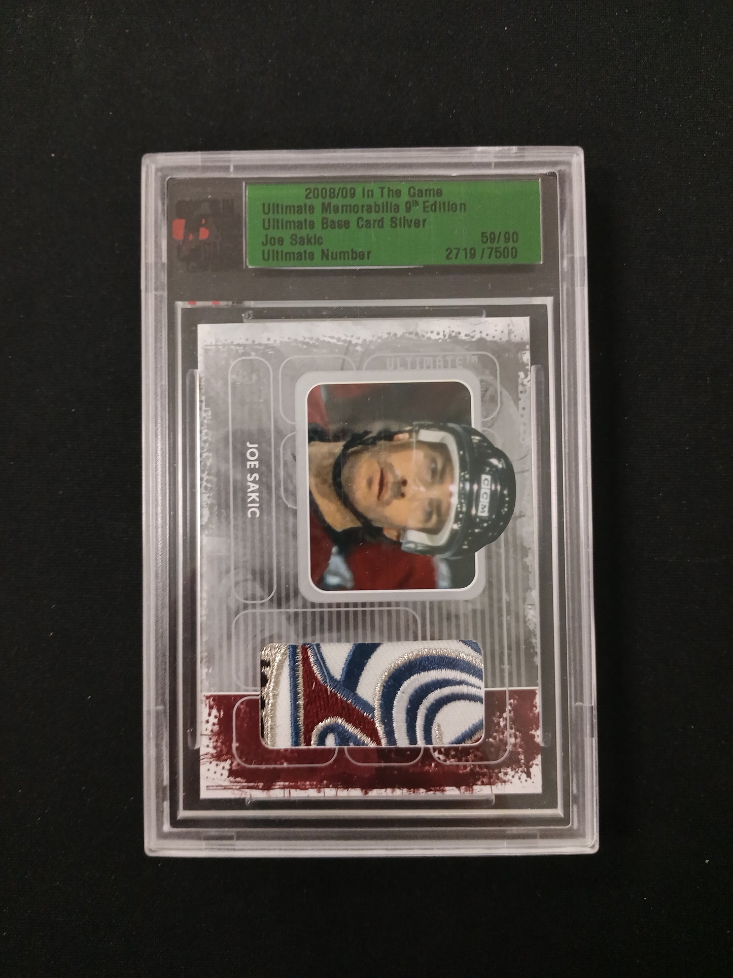 [In The Game] Joe Sakic 2008/09 Ultimate Memorabilia 9th Edition