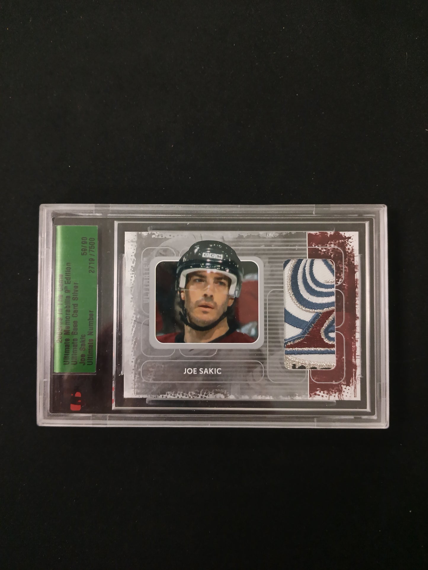 [In The Game] Joe Sakic 2008/09 Ultimate Memorabilia 9th Edition