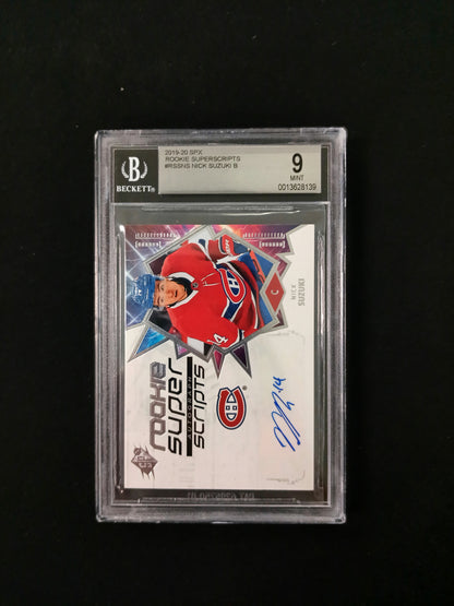 [Beckett 9] Nick Suzuki #RSS-NS Rookie Superscripts Auto