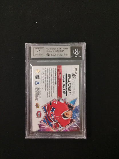 [Beckett 9] Nick Suzuki #RSS-NS Rookie Superscripts Auto