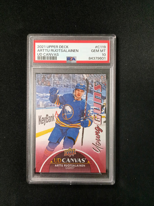 [PSA 10] Arttu Ruotsalainen #C119 2021 Upper Deck Canvas