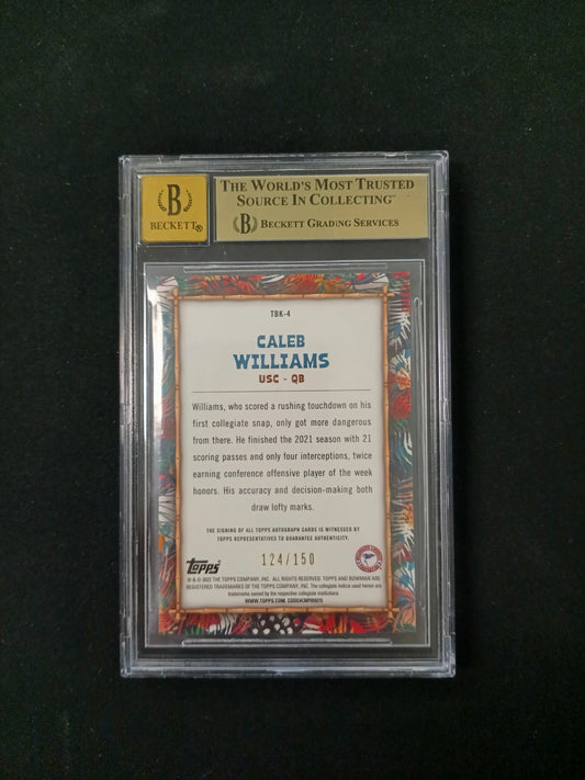 [Beckett 9.5 - Auto 10] Caleb Williams Auto #TBK4 Big Kahuna 124/150