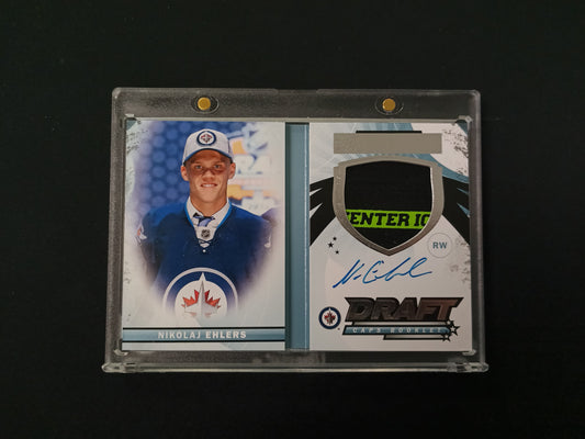 Nikolaj Ehlers #DH-NE 2015-16 NHL Draft Caps Booklet - Upper Deck Premier