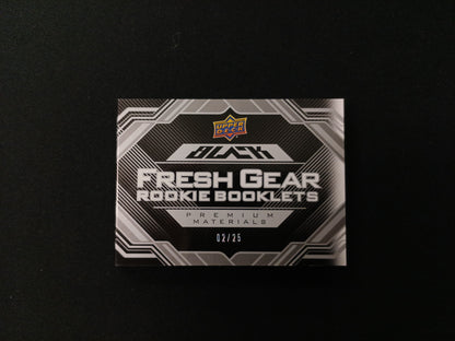 Kyle Connor Booklet #FG-KC Fresh Gear Rookie Booklet
